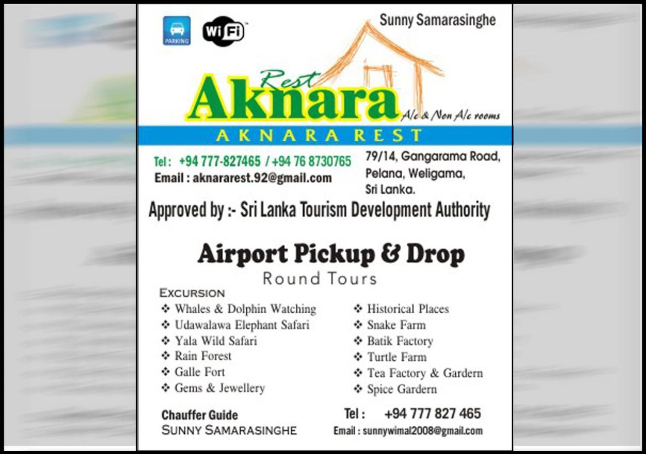 Hotel Aknara Rest Weligama Exterior foto